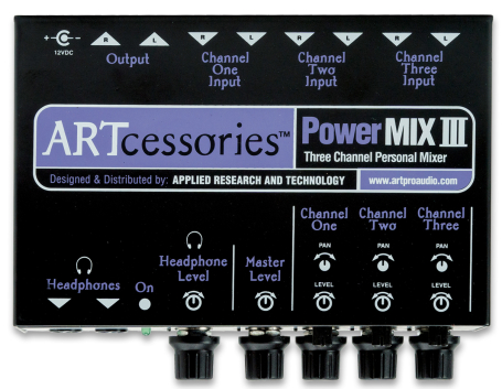 Main Image POWERMIX III 3-Channel Stereo Mini Mixer