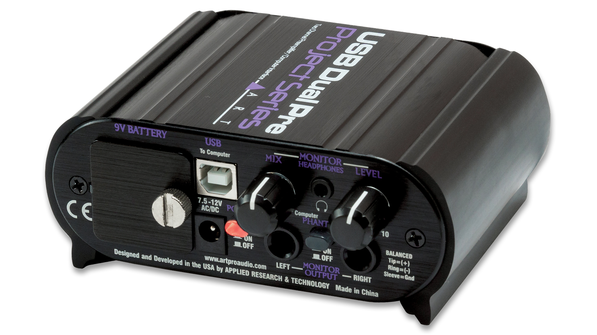 Usb Dual Pre Two Channel Preamp With Usb Art Pro Audio