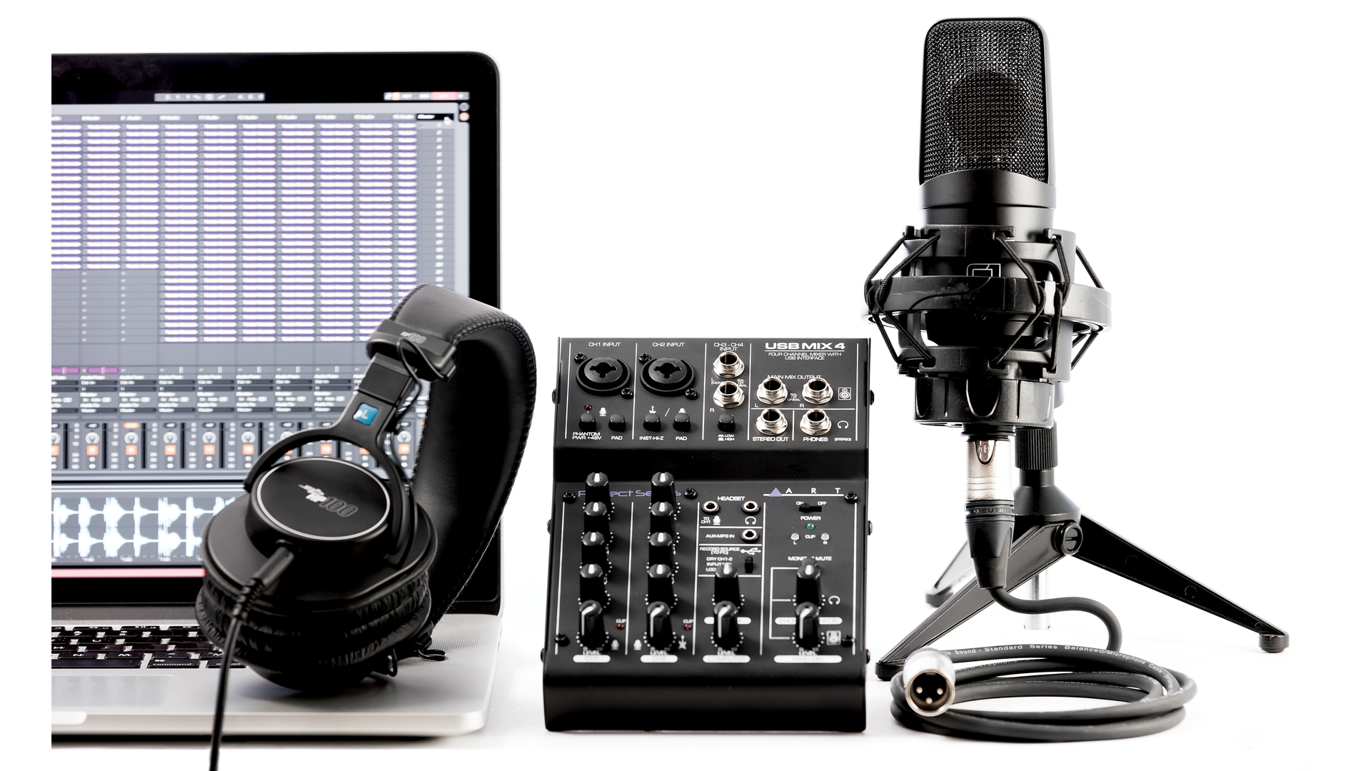 USBMix4 – Four Channel Mixer ⁄ USB Audio Interface – ART Pro Audio