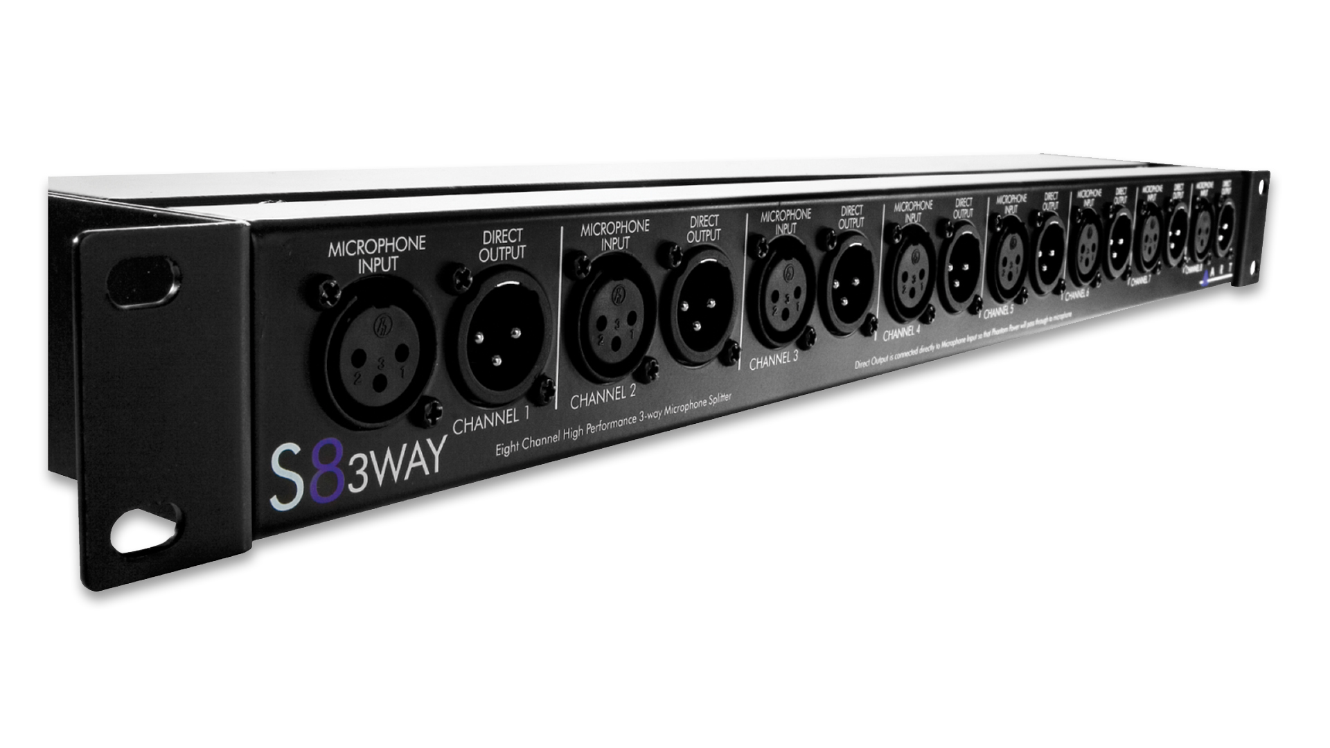 S8-3Way – Eight Channel Three-Way Mic Splitter – ART Pro Audio