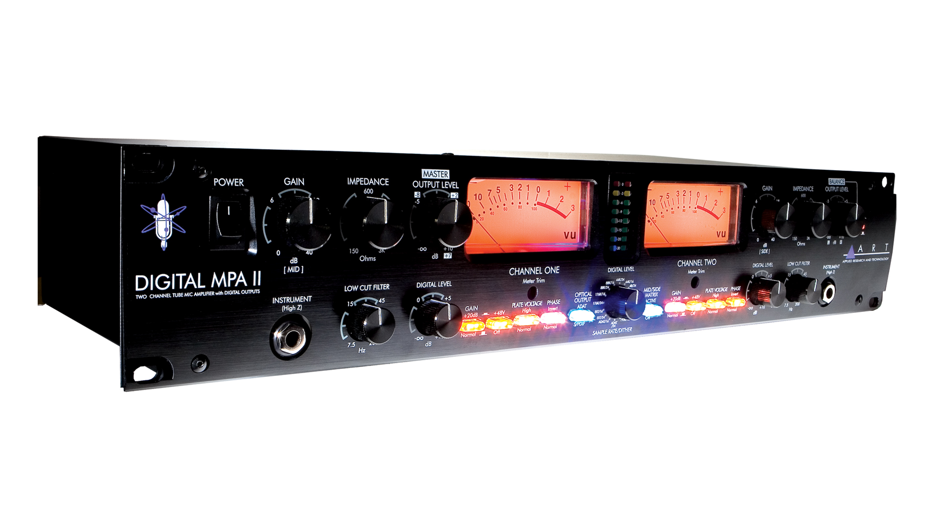 Digital MPA-II – Two Ch. Mic Pre w/ A/D Conversion – ART Pro Audio