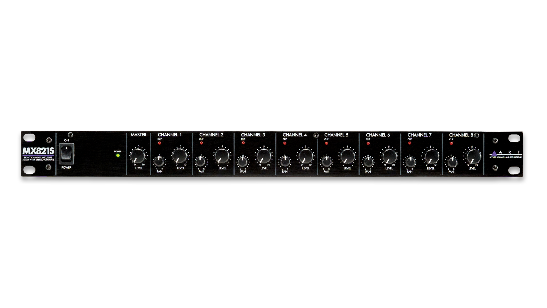 MX821S – Eight Channel Mic/Line Mixer with Stereo Outputs – ART 