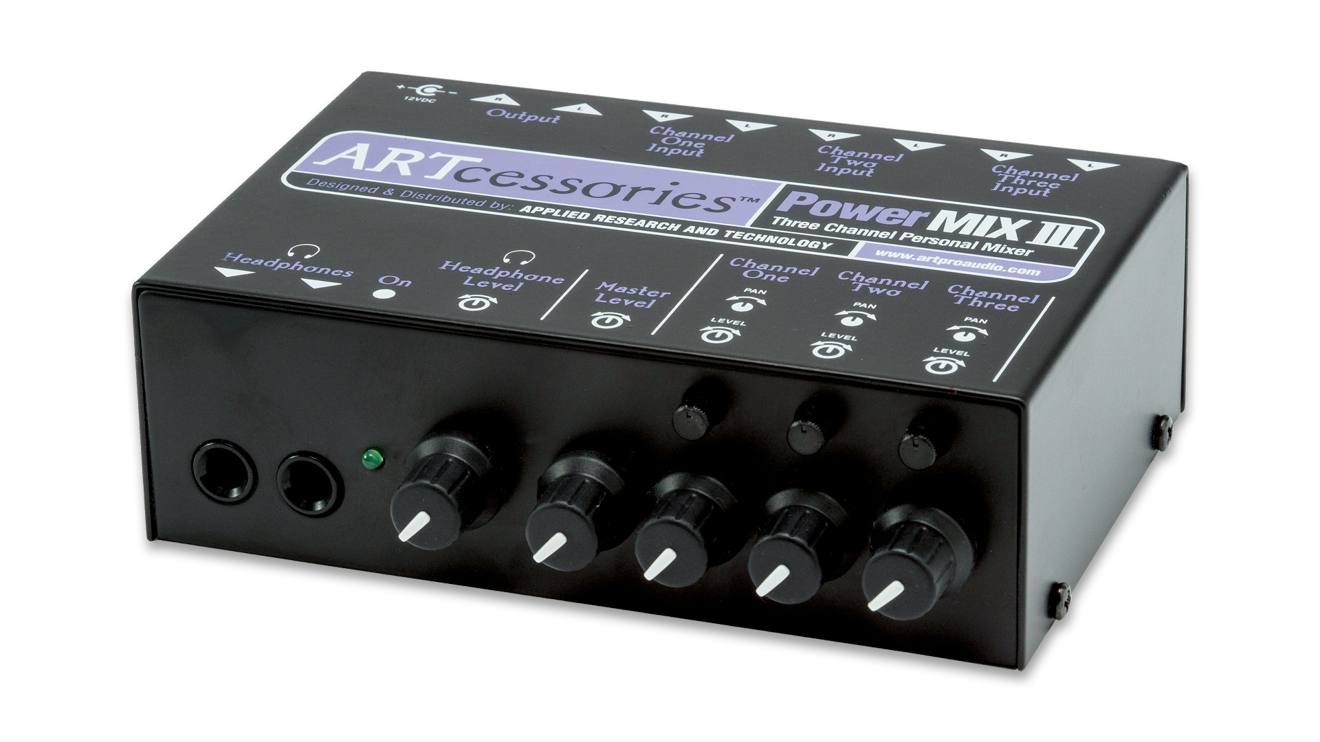 PowerMIX III – Three Channel Personal Stereo Mixer – ART Pro Audio