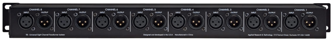 T8 -8 Channel Transformer/Isolator – ART Pro Audio