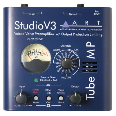 image 1 TUBEMPSTV3 TubeMP Studio V3 - Tube Mic Preamp with V3 and Meter