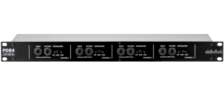 Main Image PDB4 4-Channel Passive Rackmount DI